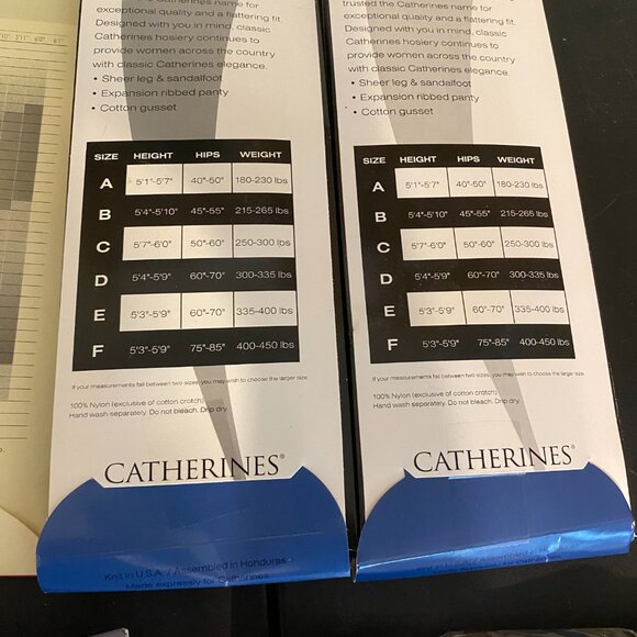 Lot of 7 hosiery NEW in package. Plus size E all name brands ! - Picture 6 of 6